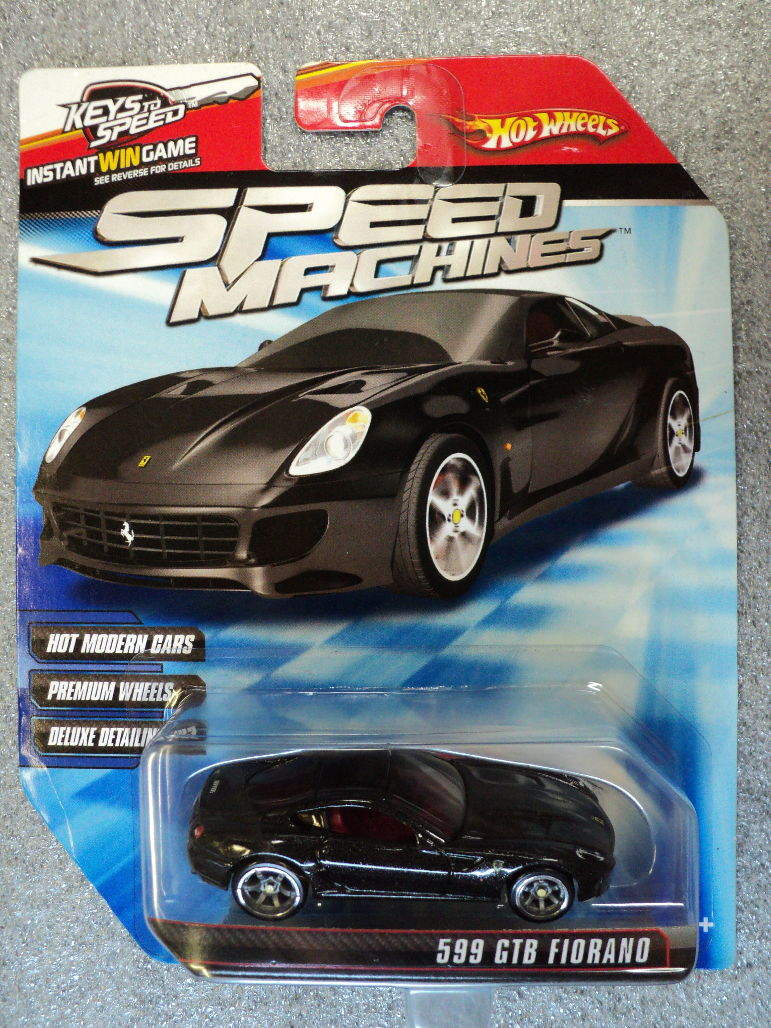 Hot Wheels 2010 Speed Machines - Ferrari 599 GTB Fiorano - Black
