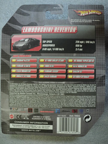 2010 Speed Machines Satin Black Lamborghini Reventon