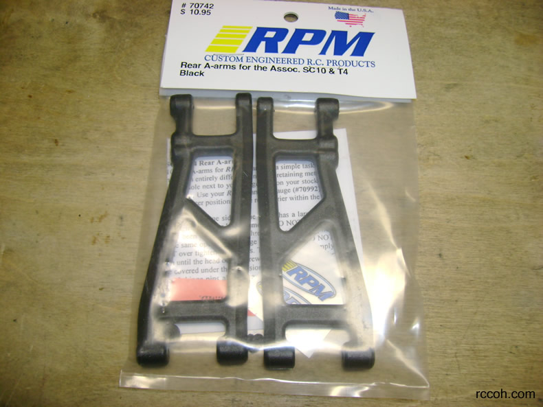 RPM Rear Arms for SC10