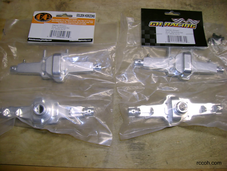 GH Racing Solid Axles 04032