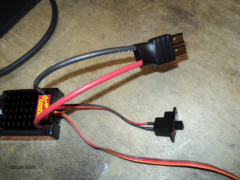 Traxxas connector for Castle esc