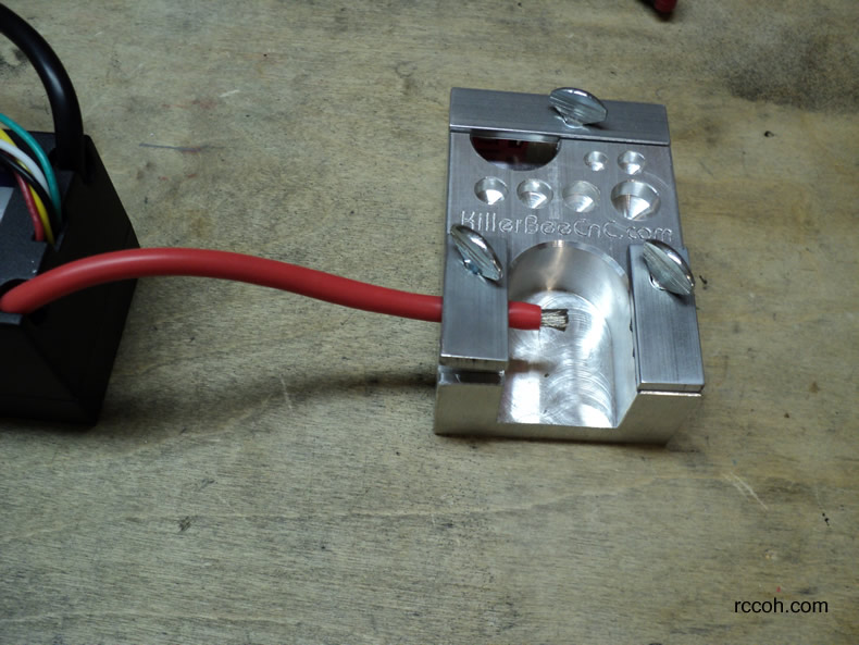 Tinning battery wires